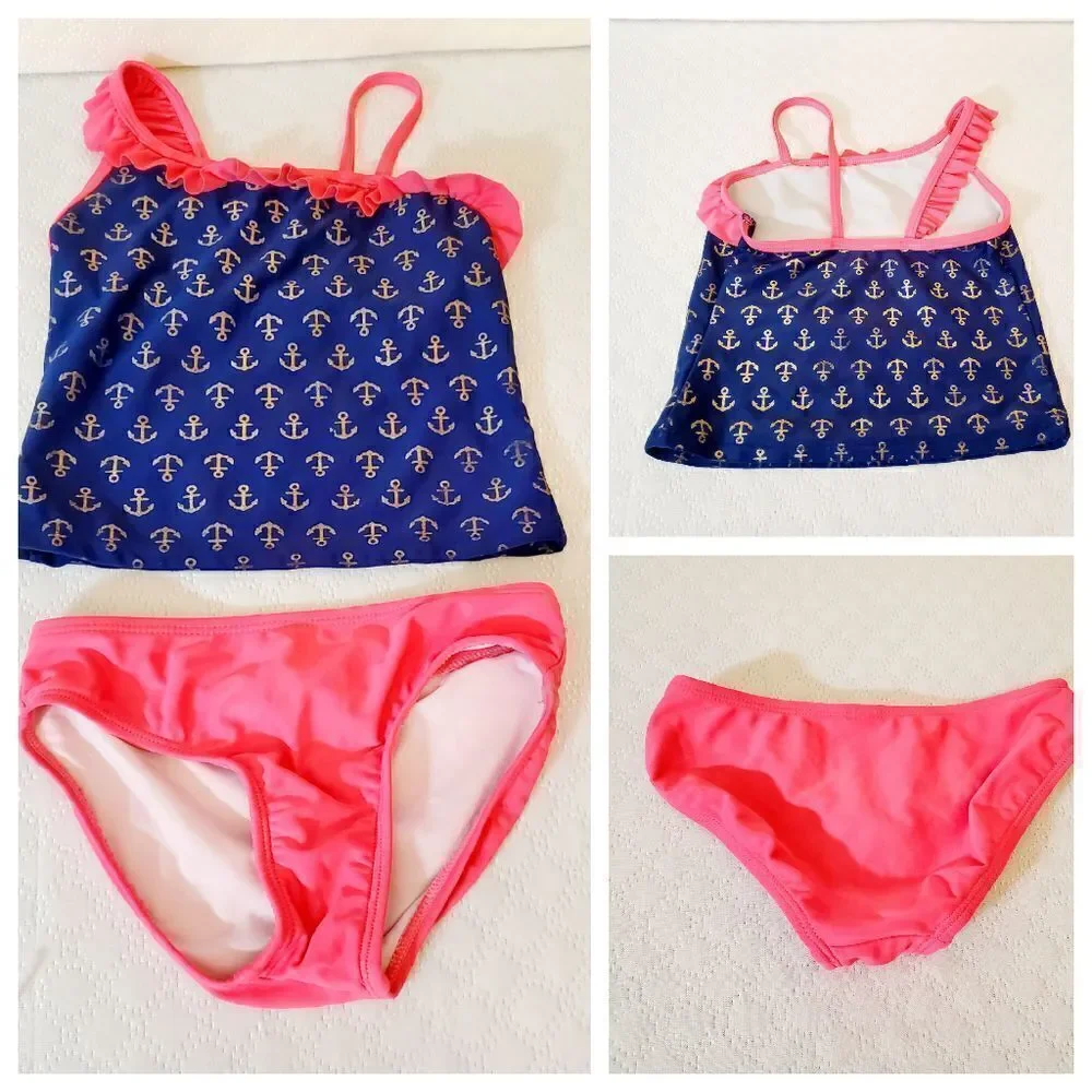 CIRCO Naval Print Swim Set Size (6-6X)